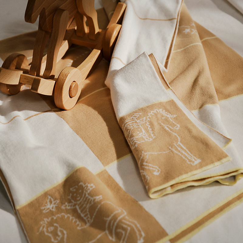 新品未使用 極美品 HERMES プレード ブランケット [カブリオル] HERMES（エルメス） （新品・未使用品）エルメス カブリオル プレード